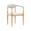 Chaises de salle à manger rembourrées à dossier bas Nayalis-1990010936-1979668549