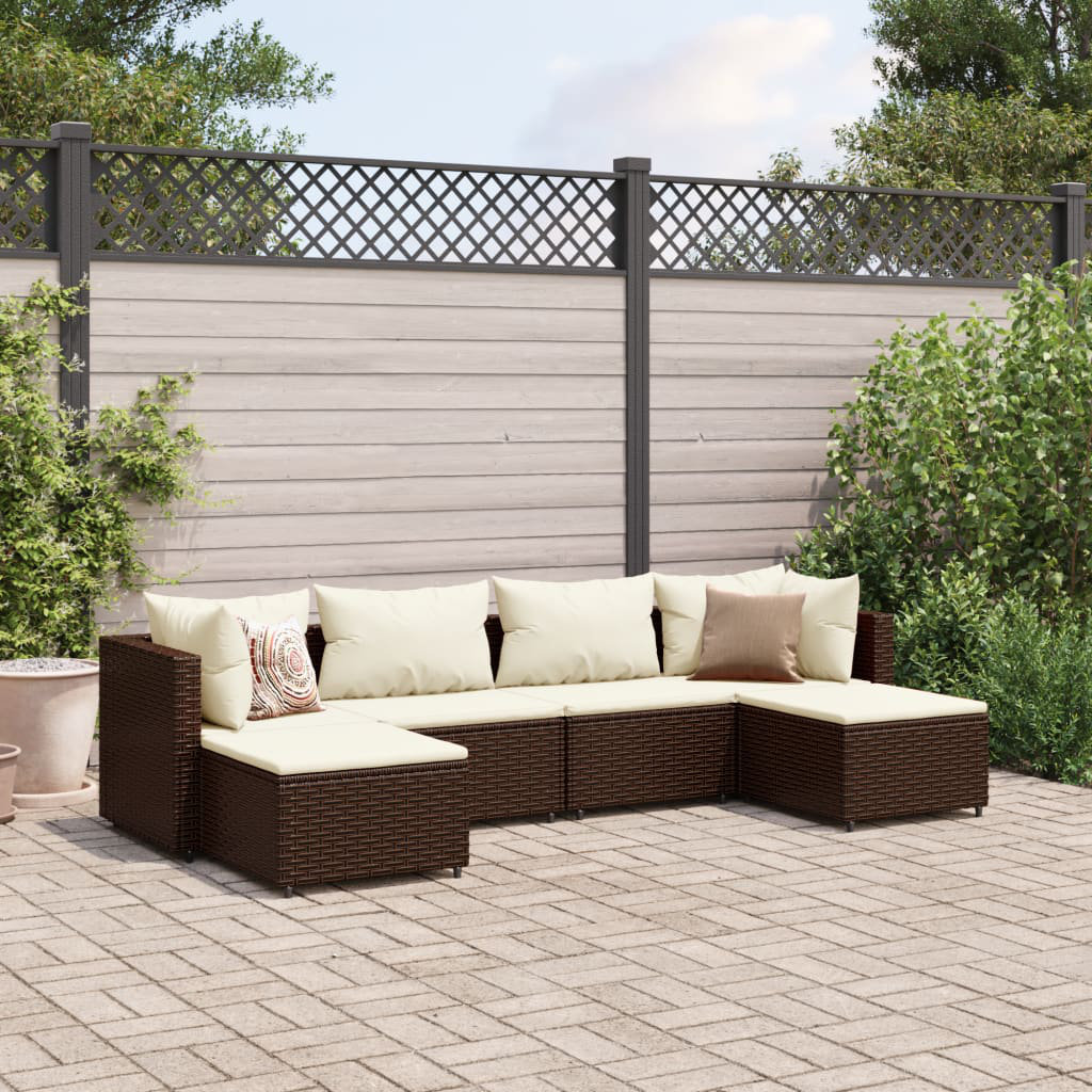 Gartensofa mit Kissen