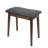 Solid Wood Vanity Stool For Makeup With Pu Leather Upholstery