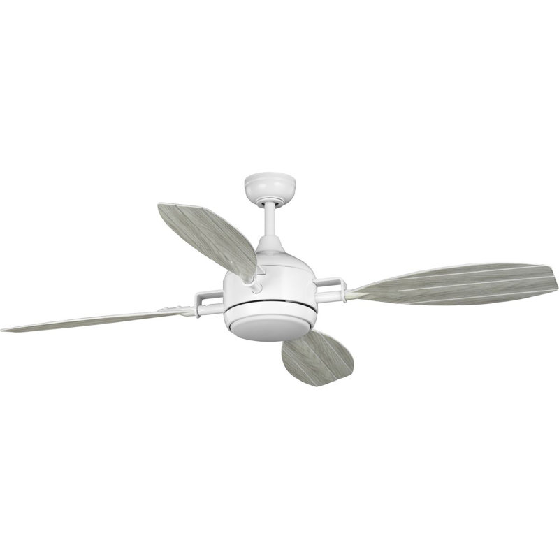 Ventilateur de plafond standard à 4 pales de 56 po Violet avec télécommande et ensemble d'éclairage inclus