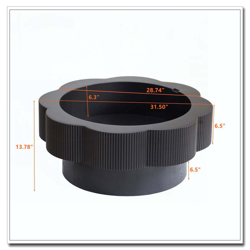 Table basse 31,50 ", Noir