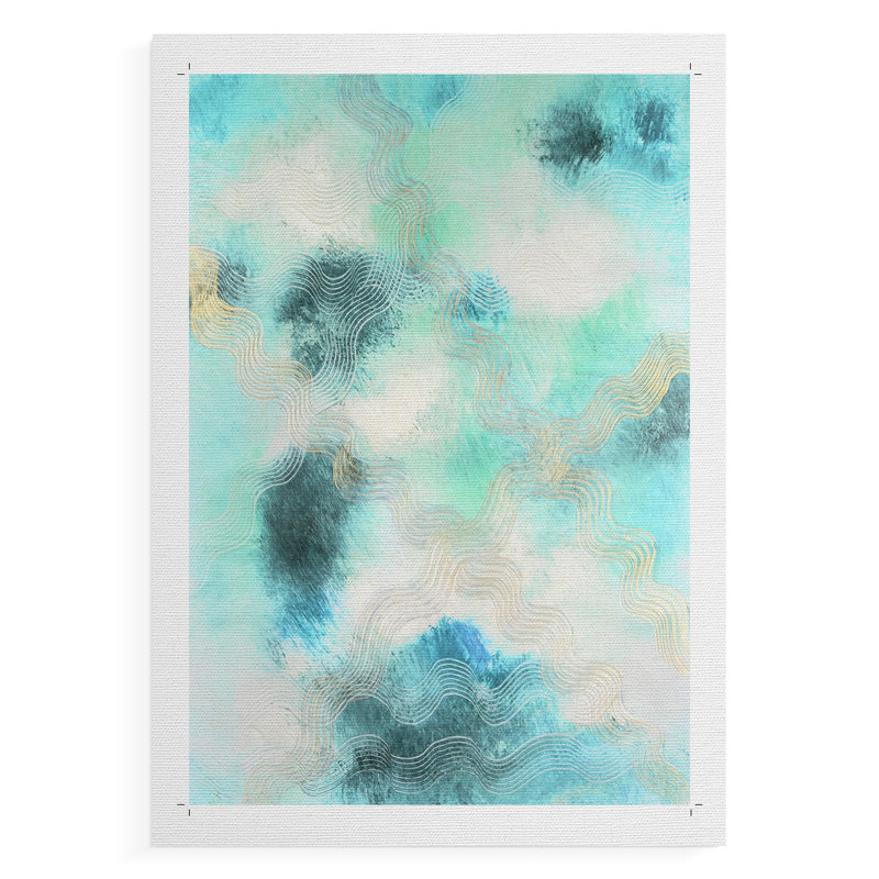 Blue Shift I - Impression sur toile seulement - NON CADRE, H 18 po x l 12 po