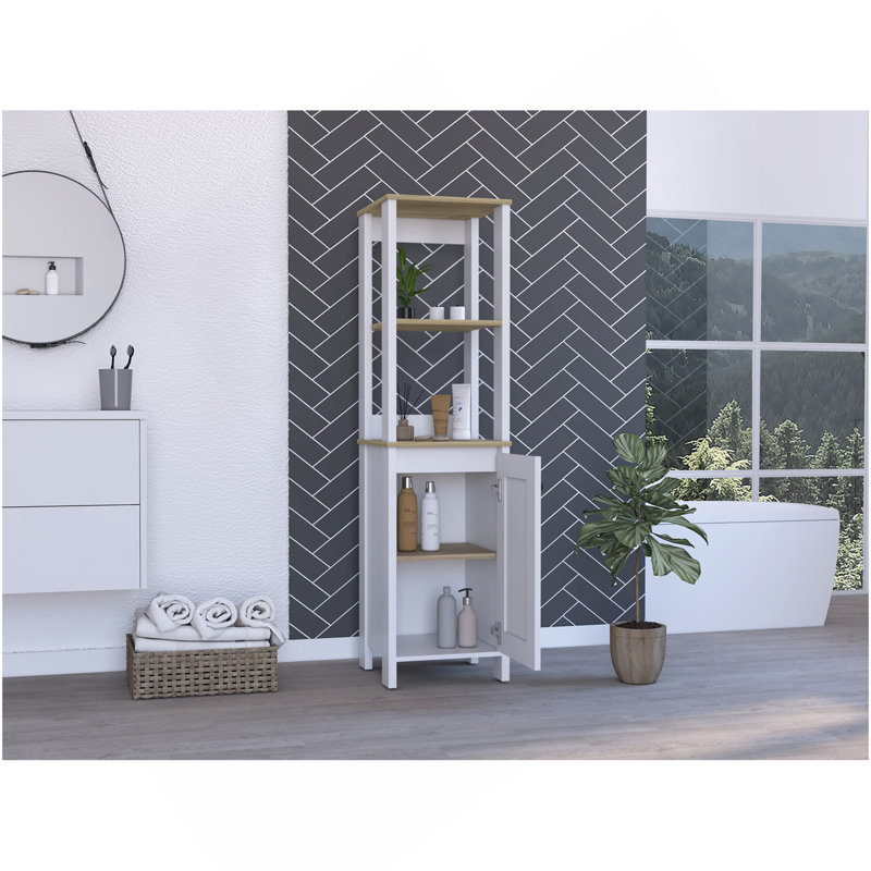 Armoire à linge Hanover, Blanc