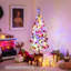 Lighted Artificial Pine Christmas Tree