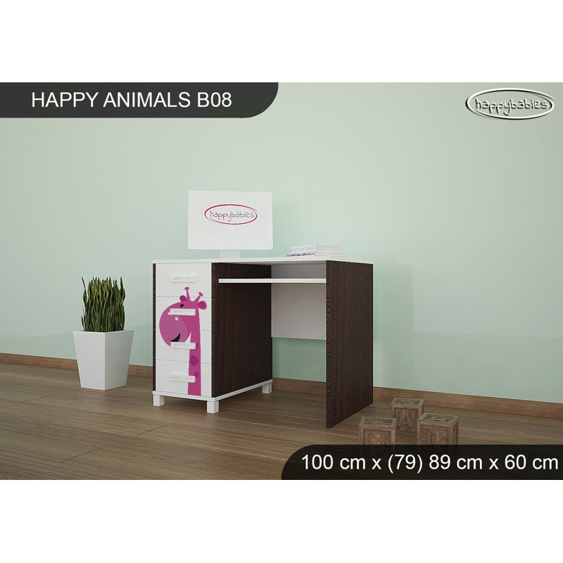 100cm Writing Desk, Chestnut