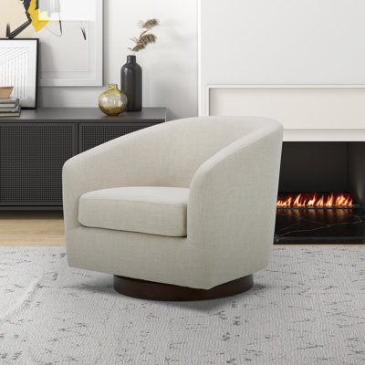 Fauteuil demi-tonneau pivotant Bennett