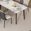 Aesthetic rock plate dining table and chair set-109870682