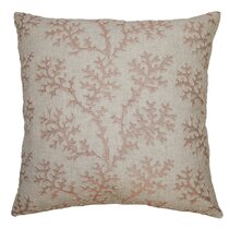 Square Feathers Home Empire Birch Robin Egg Blue Ribbon Pillow