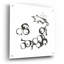«Grapes II BW» par Chris Paschke, art mural en verre acrylique-1551377282