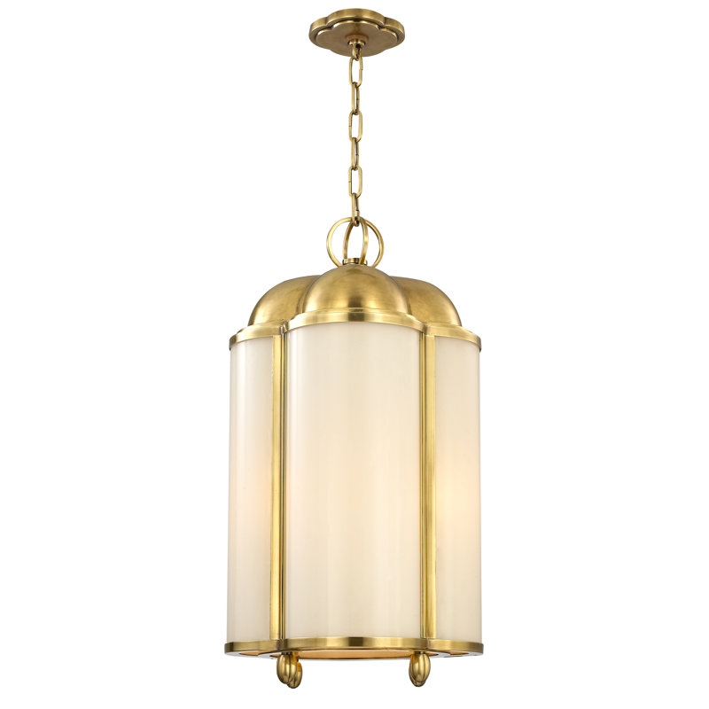 Luminaire suspendu 1 lumière Verona Beach, Laiton vieilli