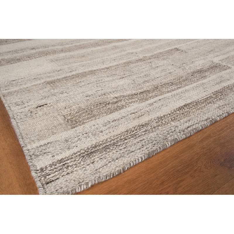 Scandinavian Wool Geometric Area Rug, Rectangle 12' x 15'