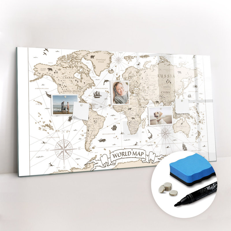 Magnetic Glass Dry Erase Board