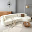Nargis 2 - Piece 132" Modern Curved Sectional Sofa-2101682480-2097603115