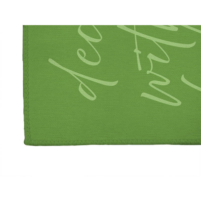 Tapis de porte d'intérieur Deck the halls, Vert, L 24 po x L 36 po