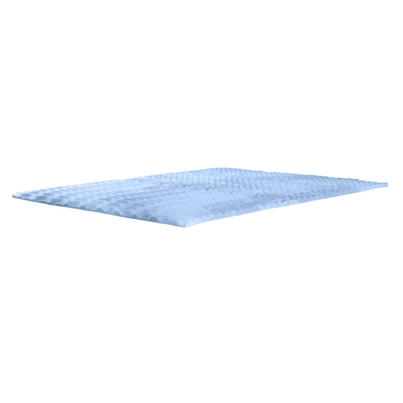 Twin XL Blue Cooling Memory Foam Mattress Topper