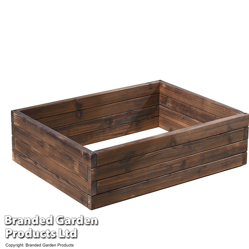 Maisie Wood Raised Flower Bed 110x90cm (x2), 86Cm H x 27Cm W x 24Cm D