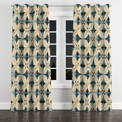 Ayira - Modern Blackout Grommet Curtain - 1 Panel