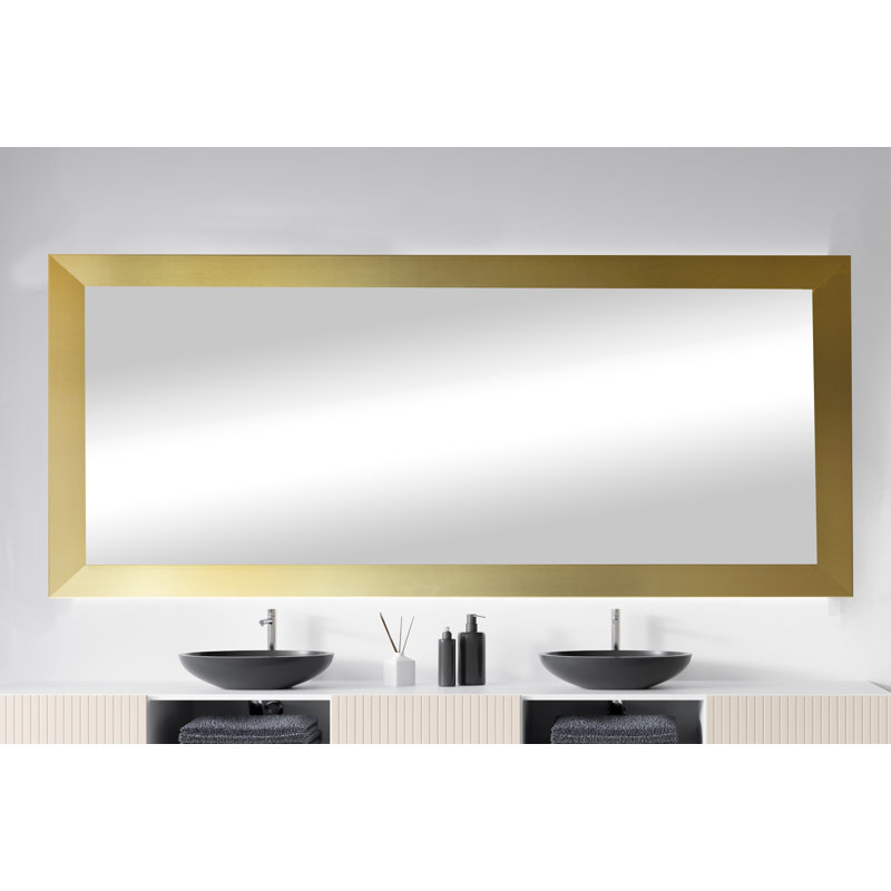 Mirror, 33" x 74", Gold