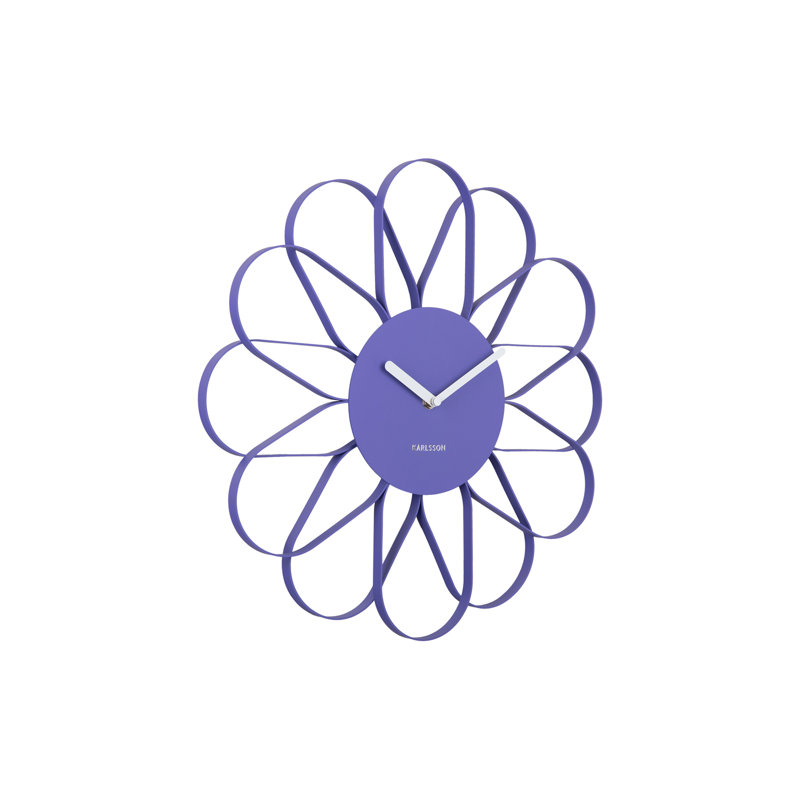 Arkis Iron Wall Clock, Purple