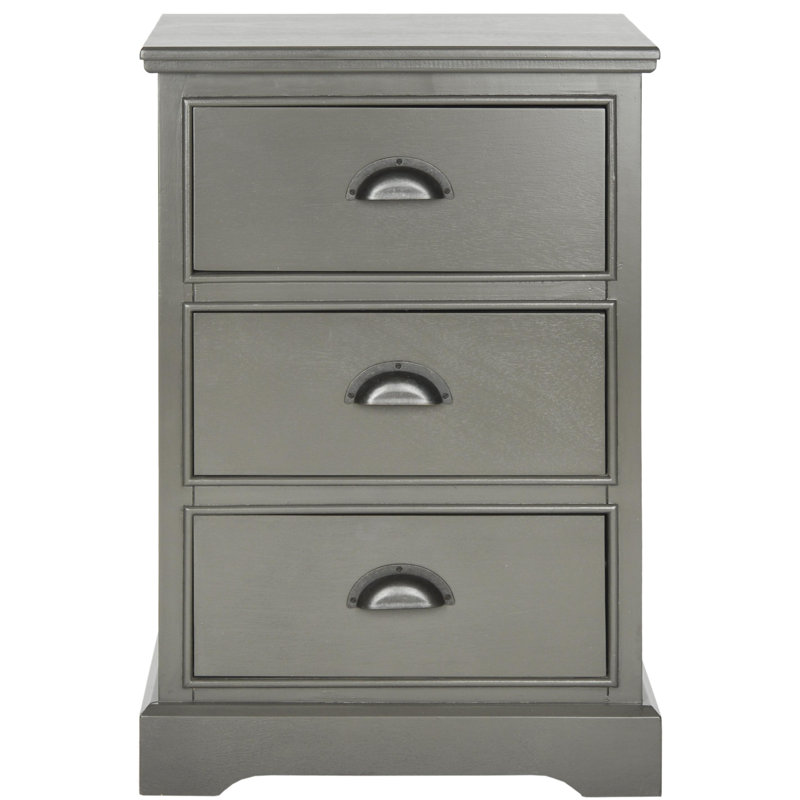 Jonesport 3 - Drawer End Table, Gray