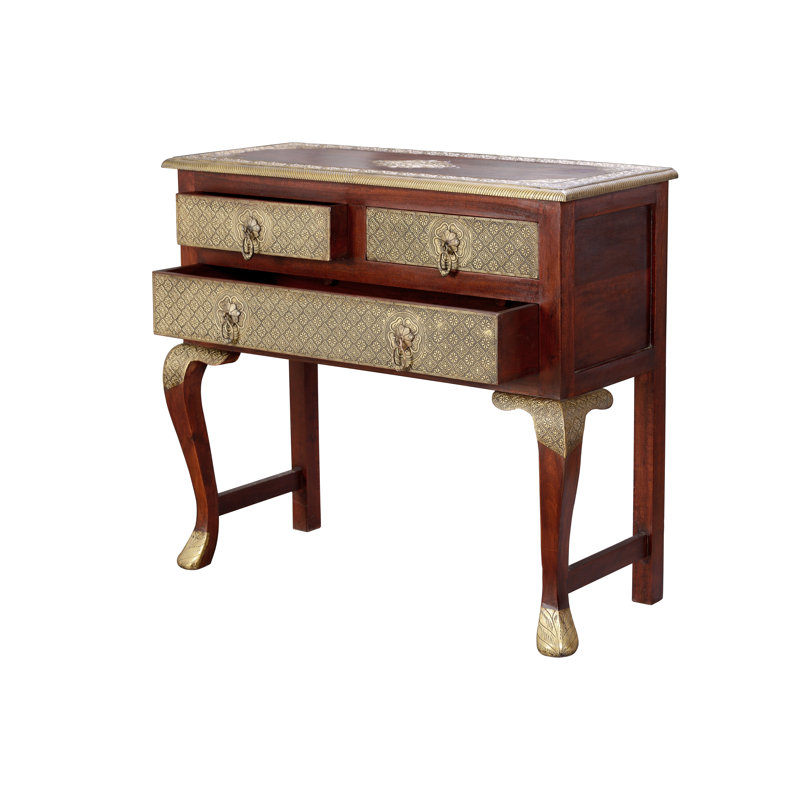 Sakho 86cm Solid Wood Console Table