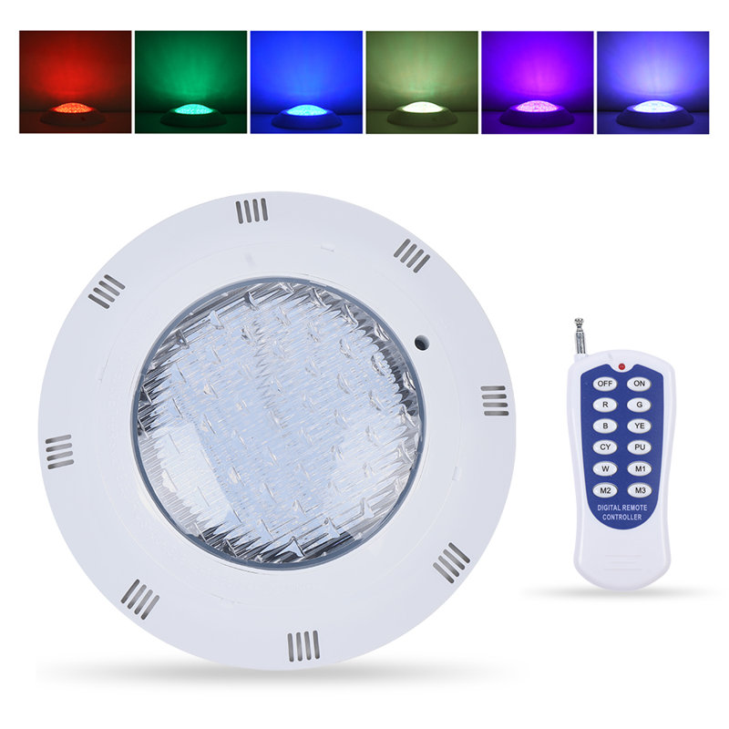 25W LED Pool Light Swimming Underwater Lamp RGB Spa Lights Waterproof Remote 12V