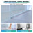 56-60 Inch Adjustable Frameless Sliding Shower Door With Tempered Glass And Rust-Resistant Hardware For Compact Bathrooms, Shower Door-123698852