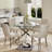 Keyari 4 - Person Pedestal Dining Set-1218834174-1221459775-1221459746