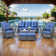 Bonia 8 Piece Wicker Rattan Sofa Seating Group with Cushions