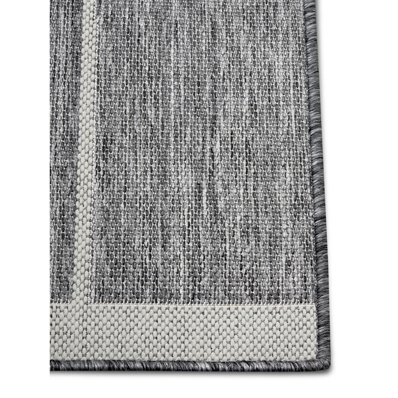 Life Begins After Coffee Grey/Brown/Blue Rug, Rectangle 92 x 150 cm