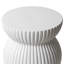 Table d'appoint Mander Fiberstone - Table d'appoint en sablier nervuré pour l'intérieur ou l'extérieur-623670254
