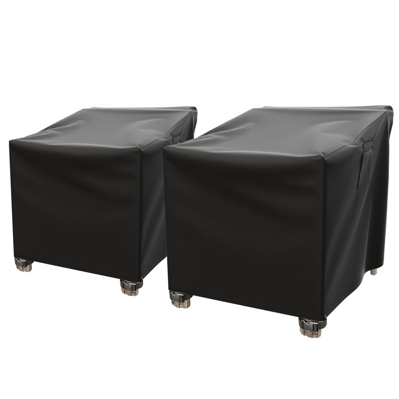 2-Pack ] Protection Outdoor Furniture Covers (600D Oxford Fabric + PU Coating)