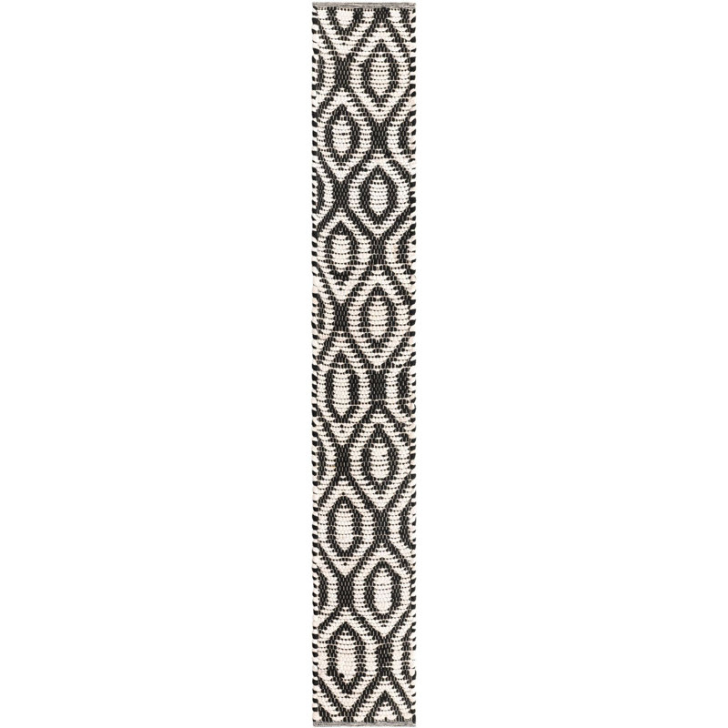 Kenyla Cotton Abstract Indoor Rug, Runner 1'2" x 5'1"