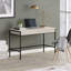 Bureau d'écriture de 48 po de largeur avec 3 tiroirs de rangement - Bureau Mid-Century moderne en aulne blanc pour bureau à domicile | Calla-611372812