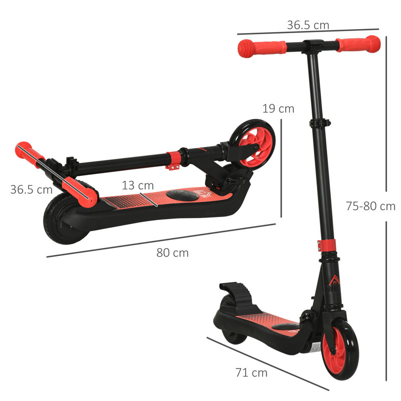 Brayden Studio Battery Powered Ride On, Red