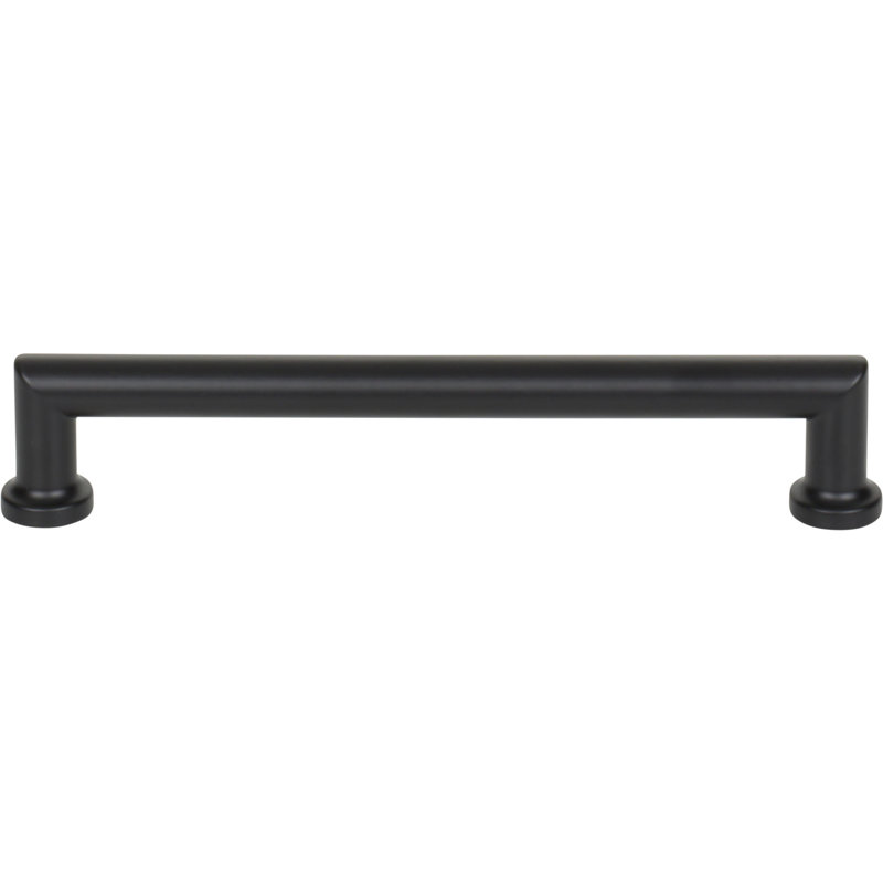 Morris 12" Center to Center Bar Pull, Flat Black, 6 5/16" Center to Center