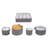 5 Pack Sturdy Plates and Dishes Storage Containers with Lids for Dinnerware-1091671177