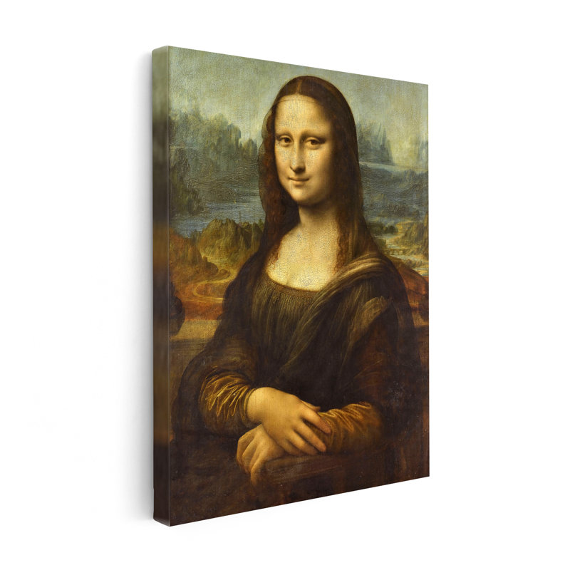 Leonardo Da Vinci - Mona Lisa No1, Unframed, Poster, 08"H x 10"W
