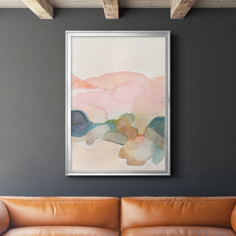 «Desert Canyon II», reproduction encadrée de qualité supérieure - prête à être accrochée, H 42,5 po x l 30,5 po x P 1 po