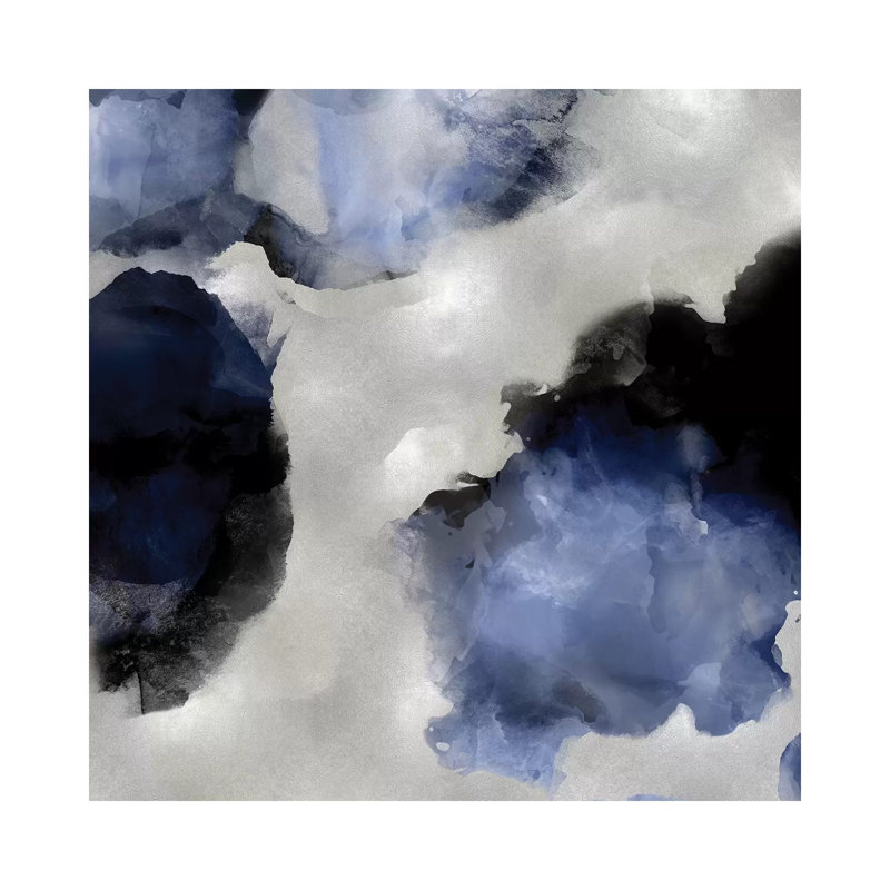 Whisper In Indigo III by Lauren Mitchell - Wrapped Canvas Gallery-Wrapped Canvas Giclée, 30.48 cm H x 30.48 cm W