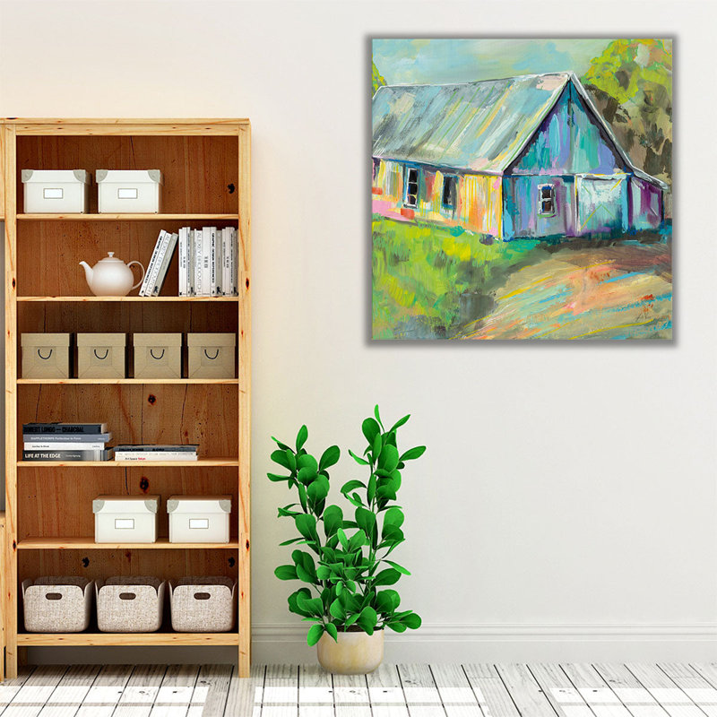 «Going to the Country I», reproduction d'art sur toile, H 40 po x l 40 po