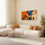 «Geometric Deer», ensemble de 1 reproduction d'art sur toile tendue-2057335594