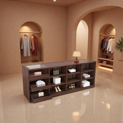 Clothing store double-sided display cabinet