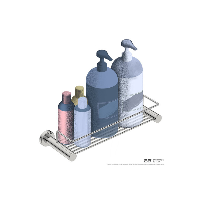 Wall Mounted Towel Rack, Polished Stainless Steel