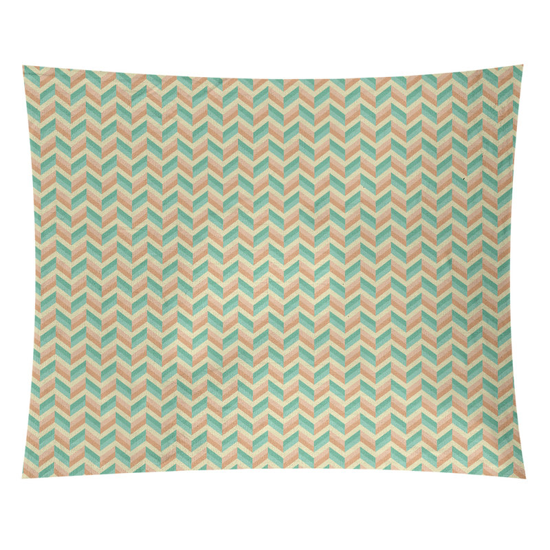 Tapisserie «Avicia Chevrons» par Katelyn Elizabeth, H 27,5 po x l 37,5 po, Intérieur / extérieur