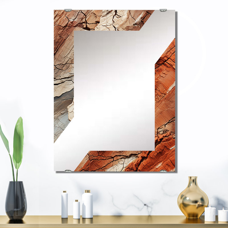 Miroir mural Cowins - Abstract Collages MIR131610, 32 po x 24 po