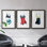 Ensemble de peinture rétro 3 pièces