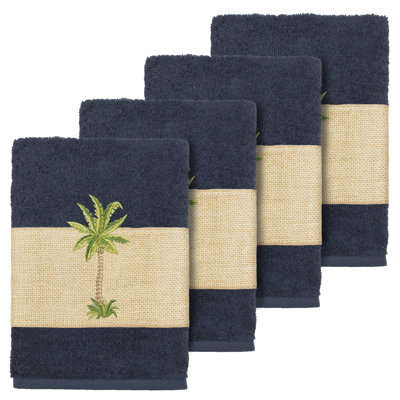 Colton 100% Turkish Cotton Embellished Washcloth