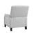 Push Back Reclining Chair Transitional Style Chenille Fabric Self-Reclining Motion Chair 1Pc Cushion Seat Modern Living Room Furniture-1440304908