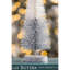 Ombre - arbres - H 13,4 po - ensemble de 4 - blanc / argent